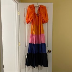 FARM RIO for ANTHRO colorblock maxi